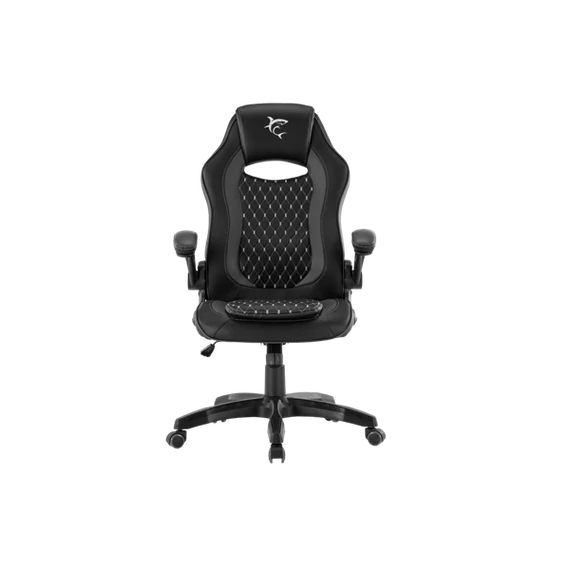 WHITE SHARK NYX-B NYX gamer szék, fekete, puha nyak, fej és hát párnák, lélegzó felület, 120 kg - ig