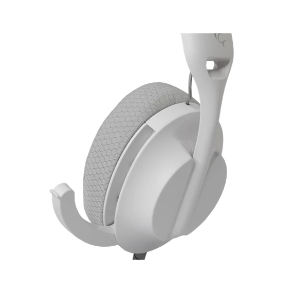 WHITE SHARK PARROT-W/G, GH-2440W/G, gamer fejhallgató, fehér/szürke
