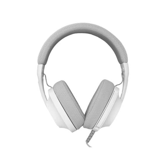 WHITE SHARK PARROT-W/G, GH-2440W/G, gamer fejhallgató, fehér/szürke