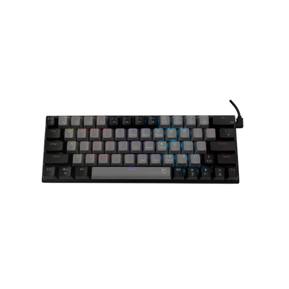 WHITE SHARK GK-002723V2-G-B/BL-HU WAKIZASHI-2/G-B/BL-HU mech.bill.szürke/fekete magyar,kék 64k