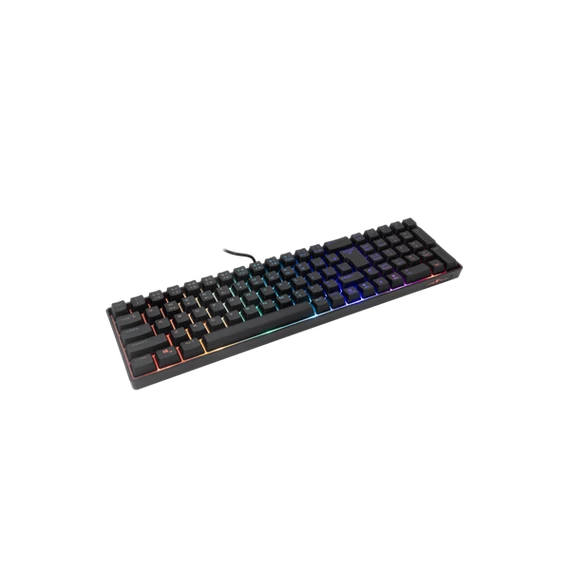 WHITE SHARK WS GK-001114B GLADIUS membrán billenytyűzet (angol), 104 gomb, rainbow, On-Off W029861