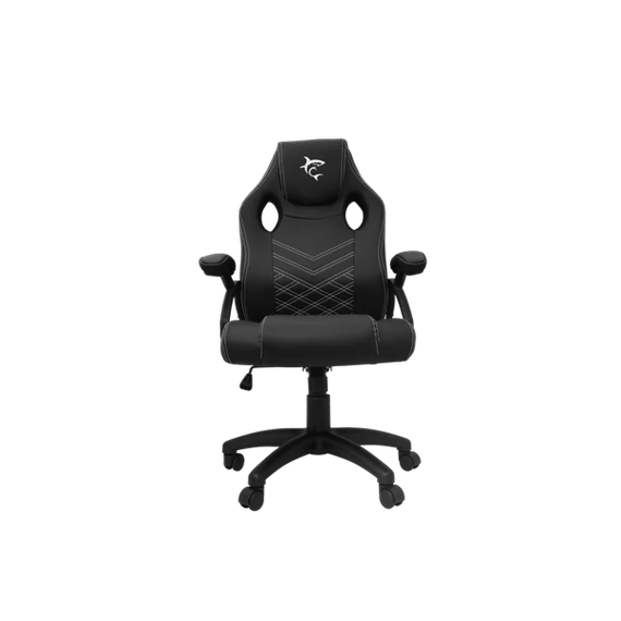 WHITE SHARK ZOLDER fekete gamer szék , puha nyak, fej és hát párnák, lélegző felület, 3 év garancia, 120 kg - ig