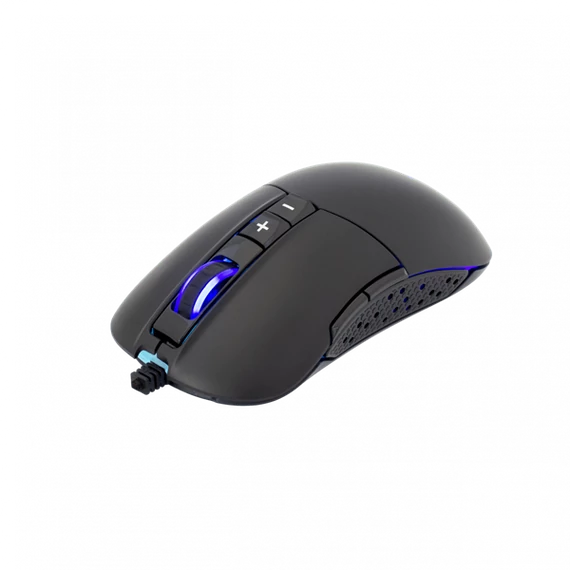 WHITE SHARK ARTHUR (GM-9005) gamer egér, 9D, fekete, 10000 dpi, RGB
