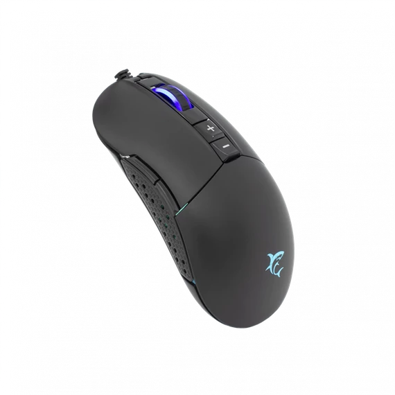 WHITE SHARK ARTHUR (GM-9005) gamer egér, 9D, fekete, 10000 dpi, RGB