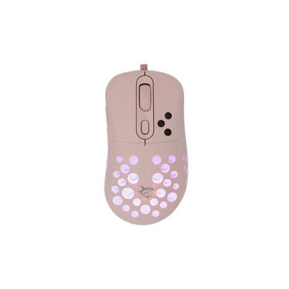WHITE SHARK AZRAEL-P, GM-5013P gamer egér,6D, pink, 7200 dpi, RGB