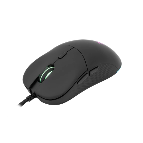 WHITE SHARK BAGDEMAGUS-B, GM-5010B gamer egér, 6D, fekete, 7200 dpi, RGB