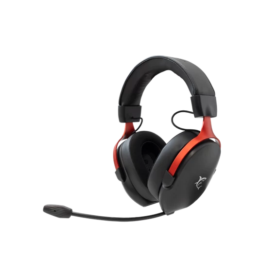 White Shark FOX-B, GH-2445B, gamer fejhallgató, mikrofonnal, fekete