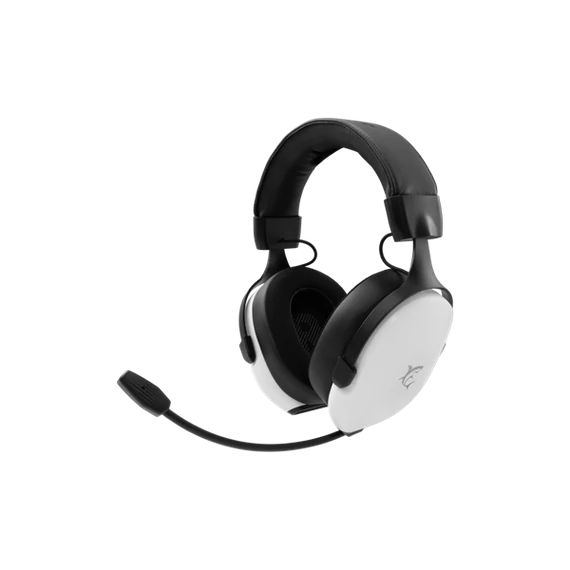 White Shark FOX-W, GH-2445W, gamer fejhallgató, mikrofonnal, fehér
