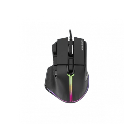 WHITE SHARK GM-9006B MARROK gamer egér, fekete, 12000 dpi