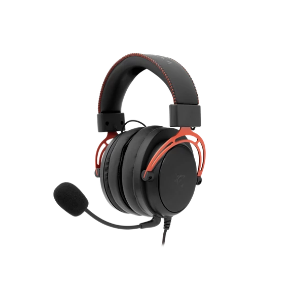 WHITE SHARK GORILLA-B/R, GH-2341-B/R gamer fejhallgató, fekete/piros, (3.5 Jack)
