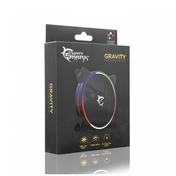 WHITE SHARK GRAVITY Ventilátor 12 cm