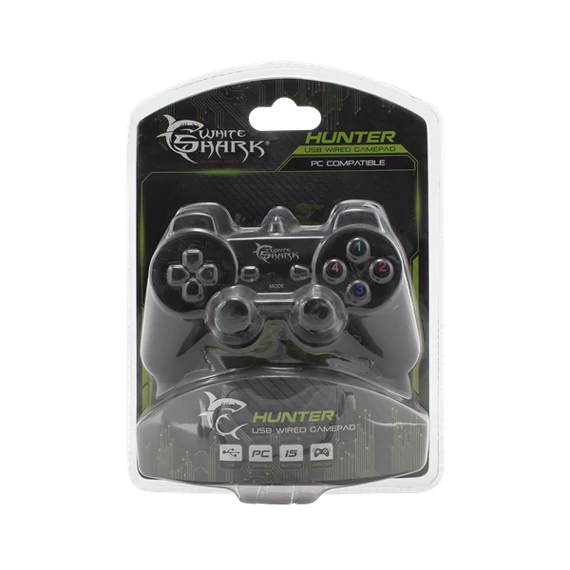WHITE SHARK GP-2009U HUNTER, Digitális USB PC Gamepad