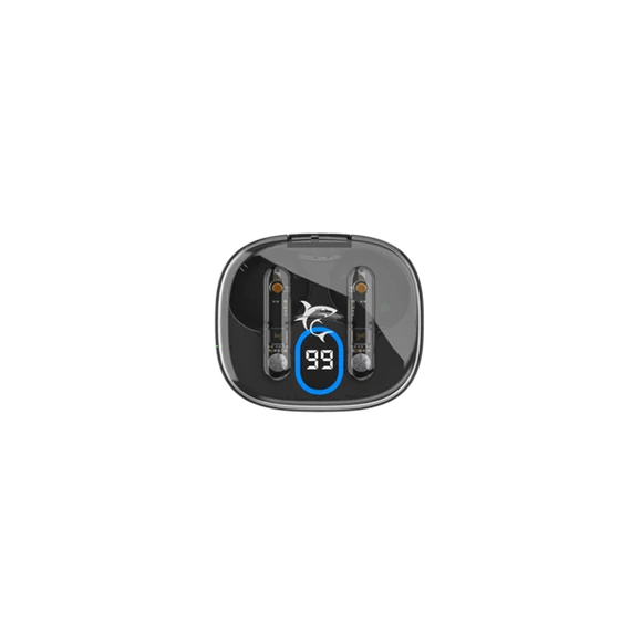 WHITE SHARK HYPERBEAT-B, GEB-TWS37B bluetooth In-ear fülhallgató mikrofonnal, fekete