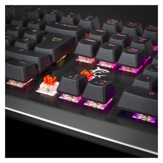 WHITE SHARK LEGIONNAIRE-X mechanikus (red switch) gamer billentyűzet (angol)