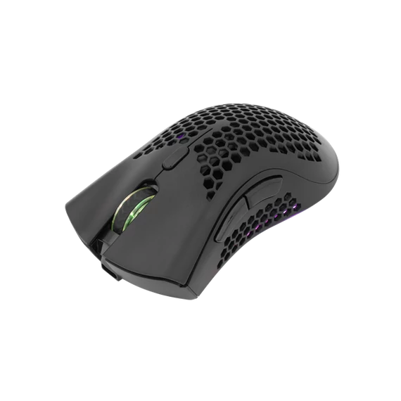 WHITE SHARK LIONEL-B, WGM-5012B vezeték nélküli gamer egér, fekete, 10000 dpi