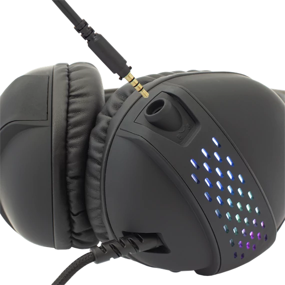 WHITE SHARK OX RGB gamer fejhallgató mikrofonnal