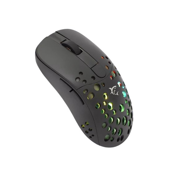 WHITE SHARK TRISTAN GM-9004 gamer egér, 7D, fekete, 12000 dpi, RGB