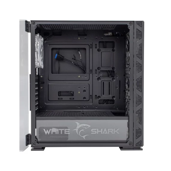 WHITE SHARK WARHEAD-2 GCC-2301 Számítógép ház ATX / ITX, 5xARGB ventillátor