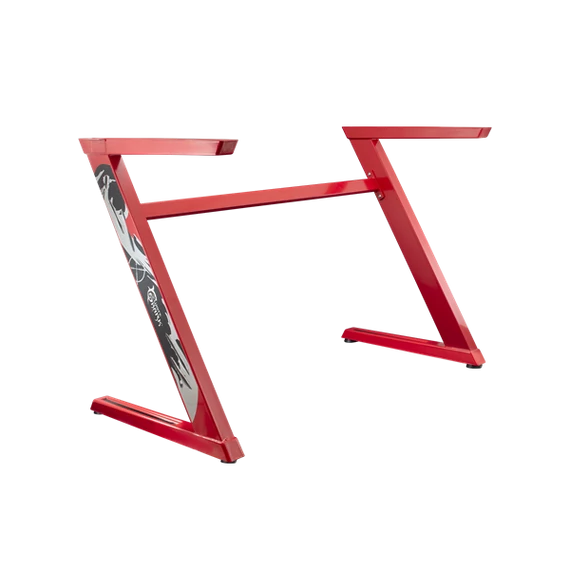 WHITE SHARK ZZ gamer asztal fekete/piros