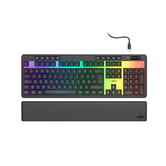 URAGE by HAMA 217830, GAMING URAGE EXODUS 515 ILLUMINATED BILLENTYŰZET, RGB, MAKRÓ