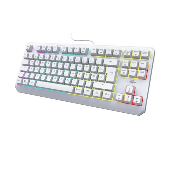 URAGE by HAMA 217819, GAMING URAGE EXODUS 220TKL BILLENTYŰZET, RGB, FEHÉR