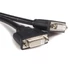 AXAGON 8in LFH 59 Male to Dual Female DVI I DMS 59 Cable (Connect two DVI monitors to your DMS / LFH )
