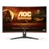 AOC Ívelt Gaming 240Hz VA monitor 31.5