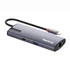 COLORWAY USB-elosztó (dokkolóállomás) CW-HUB03, USB-C 6-B-1 Type C PD 100W/USB3.0x3/USB2.0/RJ45