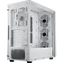 COOLER MASTER Ház ATX MasterBox 600, Tápegység nélkül, Üvegfalú, fehér