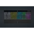 CORSAIR Vezetékes Billentyűzet Gaming, K55 RGB PRO, 6 programozható billentyű, Cseppálló, Csuklótámasz, US, fekete