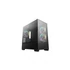 DEEPCOOL Ház Micro ATX CG380 3F, Tápegység nélkül, Fekete, Üvegfalú