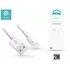 Devia Smart USB/Lightning töltő- és adatkábel, fehér, 2m