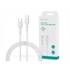 DEVIA USB TYPE-C - USB TYPE-C ADAT- ÉS TÖLTŐKÁBEL 1 M-ES VEZETÉKKEL - KINTONE SERIES TYPE-C TO TYPE-C CABLE - 60W, WHITE