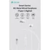 Devia Smart Series M1 Metal In-Ear sztereó fülhallgató - USB-C (Type-C), fekete
