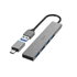HAMA 00200141, FIC USB 3.2 GEN1 HUB 1:4 PORT 5GB/S (+USB TYPE-C OTG)