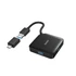HAMA 200116, FIC USB 3.2 GEN1 HUB, 1:4 BUSPOW. FEKETE 5GB/S(+USB TYPE-C OTG)