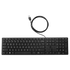 HP vezetékes billentyűzet 320K - fekete, bulk 12db
