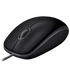 LOGITECH Egér - B110 Vezetékes Optikai Silent, Fekete