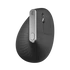 LOGITECH Egér - MX Vertical Ergonomic Bluetooth Optikai, Fekete