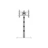 MULTIBRACKETS Padlóállvány, M Display Stand 180 Single Silver w. Floorbase (24-65