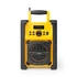 Nedis RDFM3100YW munka rádió, FM, bluetooth, rezgéscsillapítás, 15W, 20 FM állomás, 3,5 mm audióbemenet