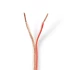 Nedis CABR2500TR250 réz hangszóró kábel 2 x 2.50 mm, 25m