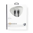 Nedis CCBW85100AT150 UTP Cat5e patch kábel, LSZH, RJ45, 10/100/1000 Mbit/s, hossz 15m, fekete