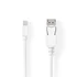 Nedis CCGB37404WT20 DisplayPort 1.4 kábel, displayport dugó - mini display port dugó, 8K@60Hz, 2m