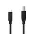 Nedis CCGB60650BK20 USB-C dugó - USB- B dugó (USB C - USB B) kábel, 480 Mbps, 2m