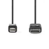 Nedis CCGL37400BK20 mini Displayport1.2 kábel, Display port dugó, 21.6 Gbps, 2m