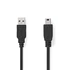 Nedis CCGL60300BK20 USB mini-B 5p (mini USB)kábel, USB 2.0  USB-A dugó  USB mini 5p dugó, 480 Mbps. 2m