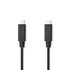 Nedis CCGL64750BK10 USB C - USB-C kábel, USB3.2 Gen 2, 240W, 20 Gbps, 1m, (USB3.1, USB3.0, USB2.0)