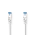 Nedis CCGL85330WT05 S/FTP Cat6 patch kábel, RJ45, 10/100/1000  és 10 000 Mbps thernet sebességet támogat, LSZH, 0,5m