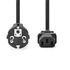 Nedis CEGL10030BK30 táp kábel IEC-320-C13, 3 x 1mm, hossz 3m
